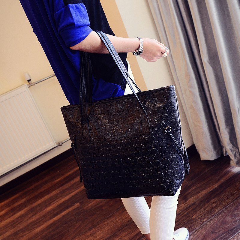 Shoulder bag portable bucket bag