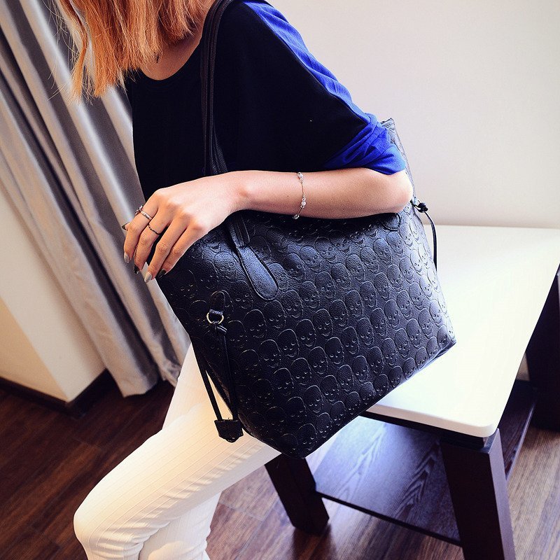 Shoulder bag portable bucket bag